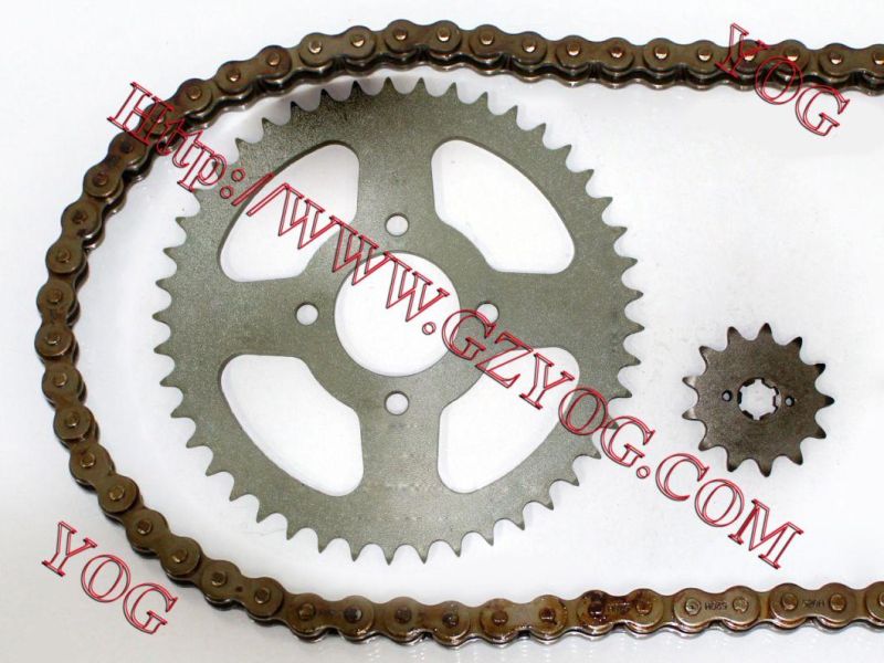 Motorcycle Parts Motorcycle Chain Sprocket Set for Honda Cg125 Cg150