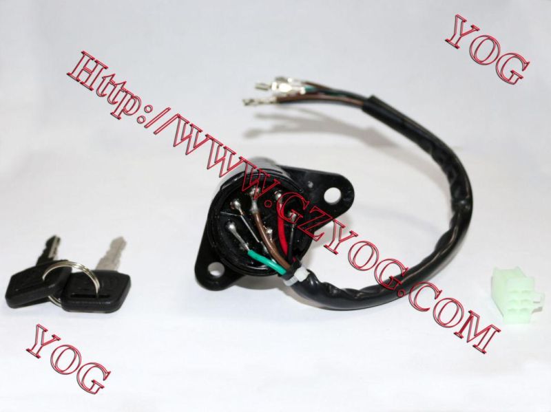Yog Motorcycle Parts Switch Encendido Ignition Chapa Contacto Switch Italika FT125/150