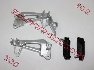 Yog Motorcycle Parts-Rear Footrest Bracket for Crypton110 Hj125 En125 Innova Gxt200 Supra Bizz200gy Rx150/200