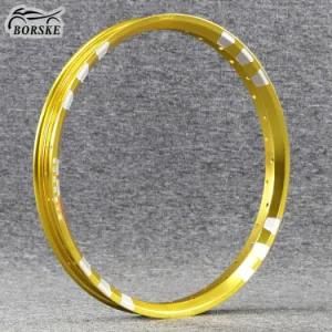 Borske Customized Golden Wm Mt U Aluminum Motorcycle Rim off Rode Wheel Rims 16 X1.4 Inch Wheels