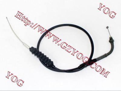 Yog Motorcycle Spare Parts Accelerate Throttle Cable Bajaj Bm100 CT100 Discover150