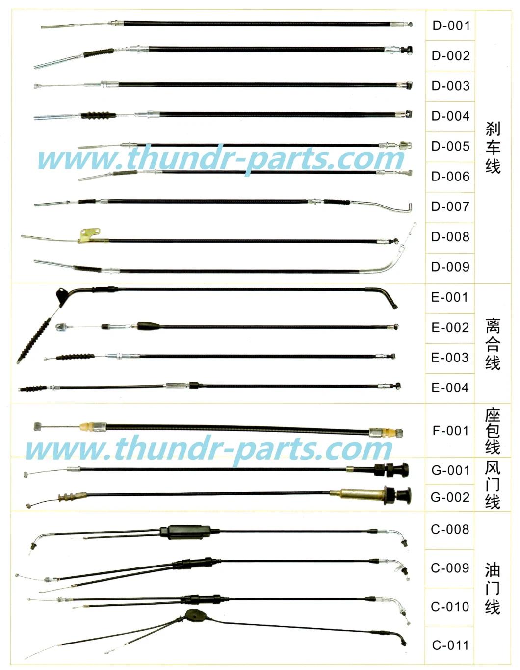 Motorcycle Cables for Brake/Speedometer/Meter/Tachometer/Throttle/Gas/Clutch/Choke Titan125 Titan150 Titan2000 for Brazil Markets