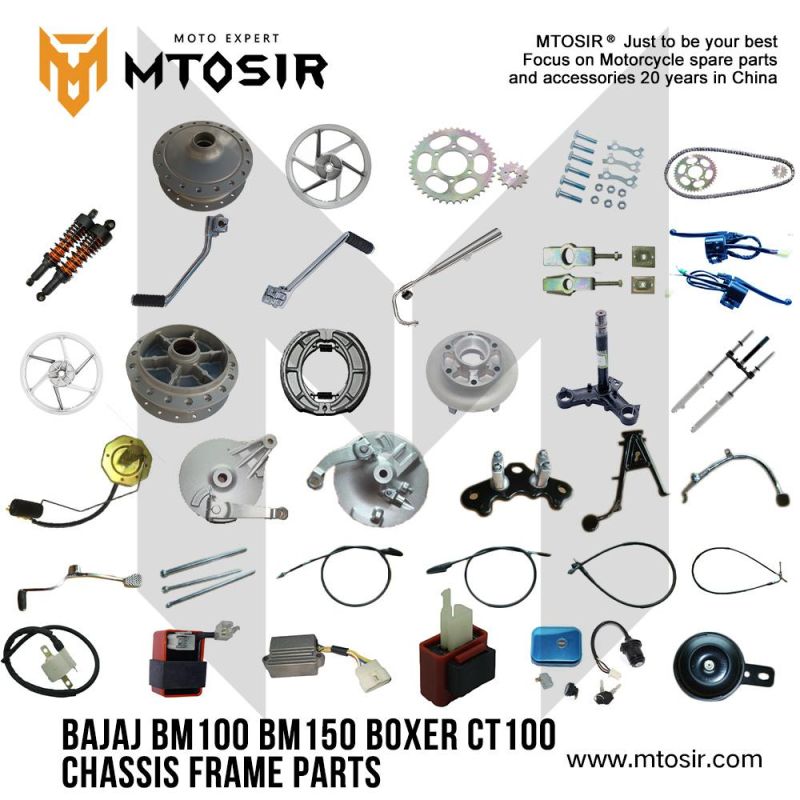 Mtosir High Quality Motorcycle Chassis Frame Parts for Bajaj Bm100 Bm150 Boxer CT100 Motorcycle Spare Parts