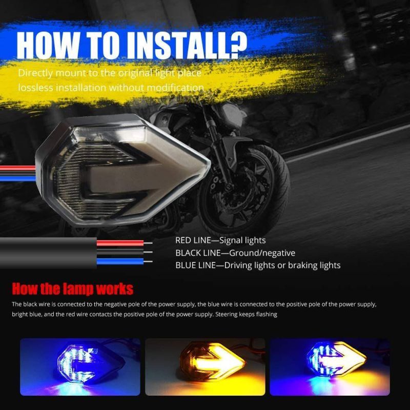 Motorcycle Light Turn Signal Lamp Front Side Lights Blinker Indicator Direction Light Flash Winker for YAMAHA Xmax 300