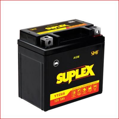 Suplex Ytz6s AGM SMF Motorcycle Battery Suits ATV Motorcycle Scooter Engine