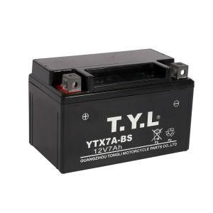 Ytx7a-BS/12V7ah/ High-Performance Maintenance Free Lead-Acid Motorcycle Battery for Scooter