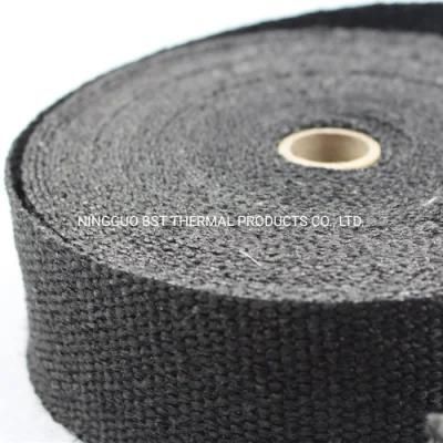 Fiberglass Graphite Black Vulcan Thermo Header Exhaust Wrap