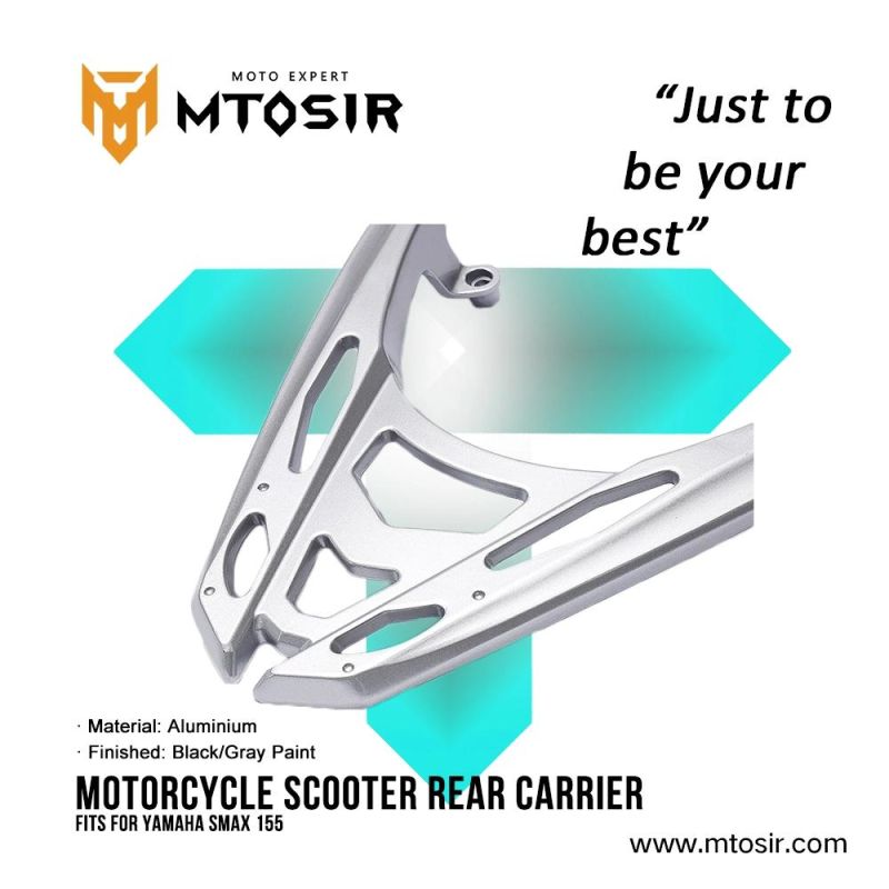 Mtosir Rear Carrier High Quality Motorcycle Scooter Fits for Vario2018, Click150 Motorcycle Spare Parts Motorcycle Accessories Luggage Carrier