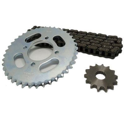 Custom Motorcycle Parts Gn 125 Sprocket and Chain Kit for Suzuki