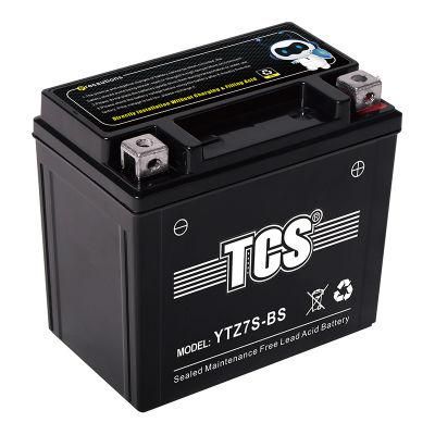 TCS Sealed Maintenance Free Motorcycle Battery YTZ7S-BS