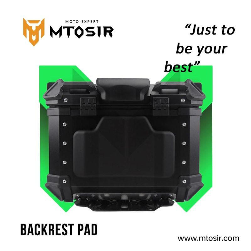 Mtosir High Quality Backrest Pad Set Universal Motorcycle Scooter Rear Confortable Pad Passenger Back Pad Cushion