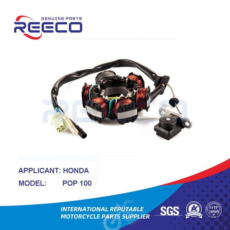 Reeco OE Quality Motorcycle Stator Coil for Honda Pop 100