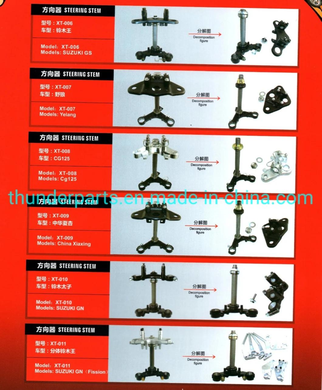 Motorcycle Top Bridge Steering Stem/Platina Superior Mensula Inferior Barras Dirreccion, Telescopica Mesa Direccion Completo Bros200 Ranger200gy, Ybr125, Fz16