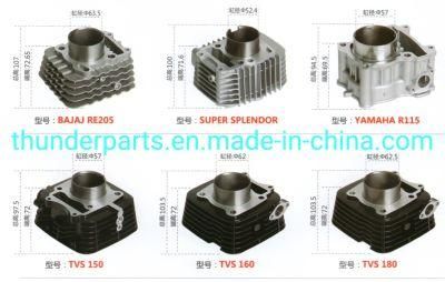 Parts for Motorcycle Bajaj Re205 63.5mm/Super Splendor 52.4mm/YAMAHA R115 57mm/Tvs150/160/180/57mm/62mm/62.5mm