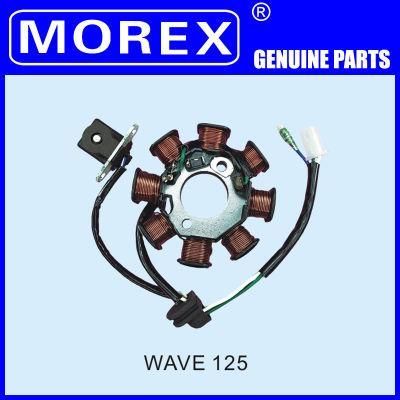 Motorcycle Spare Parts Accessories Morex Genuine Coil Stator &amp; Rotor Magneto Wave 125 Original Suzuki YAMAHA Bajaj Vespa