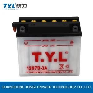 12n7b-3A 12V7ah White Color Water Motorcycle Battery Motorcycle Parts