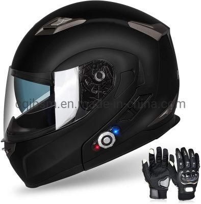 Cqjb Freedconn Bm2-S Flip up Modular Motorcycle Voice Dial Hands Free Call 500m 2-3 Riders FM DOT Motorcycle Helmet