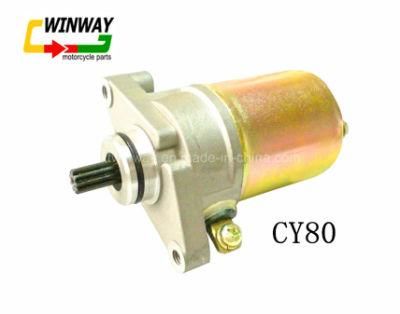 Ww-8195 Motorcycle Parts Starting Motor Cy80 Fits for Honda