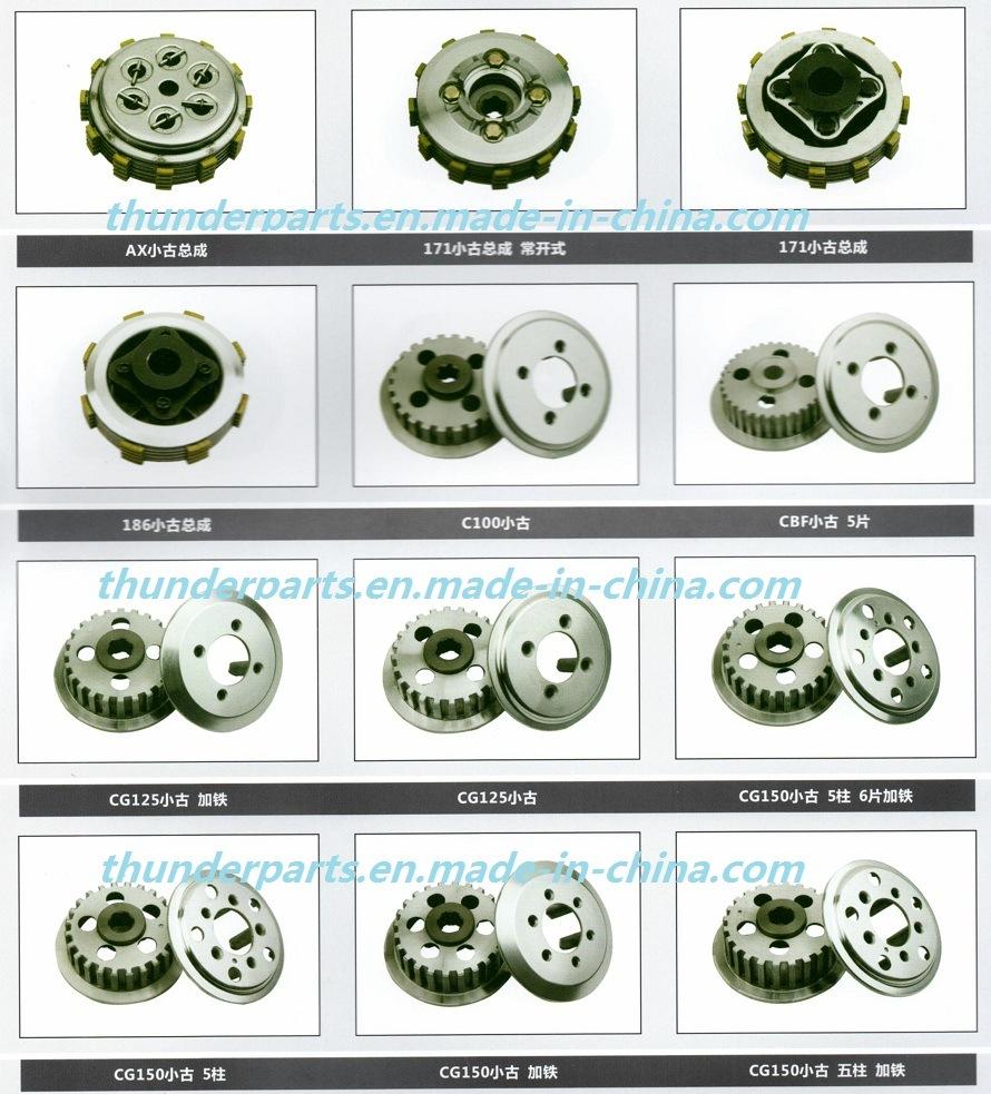 Motorcycle Clutch Assy/Canasta De Embrague Completo/Centrifugo/Variador/Cremallera Cg150, XL125/185/200, Cgl125/Gl150. Mototaxi