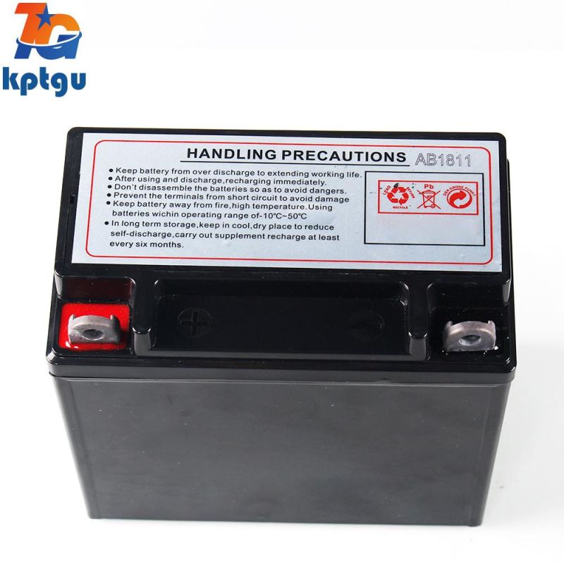 12n9-12V9ah AGM Rechargeable Lead Acid Motorcycle Battery with Extreme Vibration Resistance