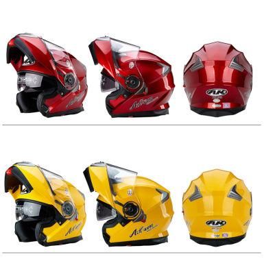 Flip up Double Visor ABS Full Face Motorcycle Modular Helmet