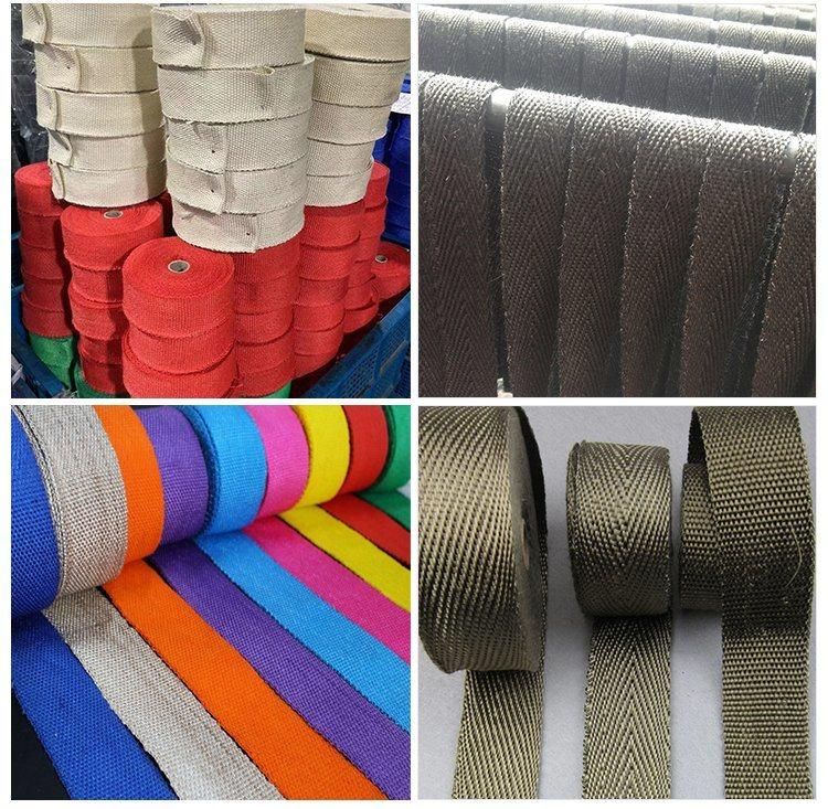 Lava Rock Fiber Exhaust Insulating Heat Shielding Protection Mmaterials Magma Wrap High Temperature Basalt Webbing