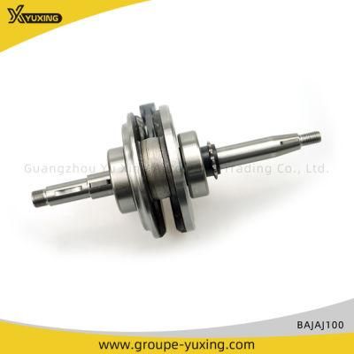 Yuxing Motorcycle Engine Parts Motorcycle Alloy Steel Crankshaft for Bajaj100