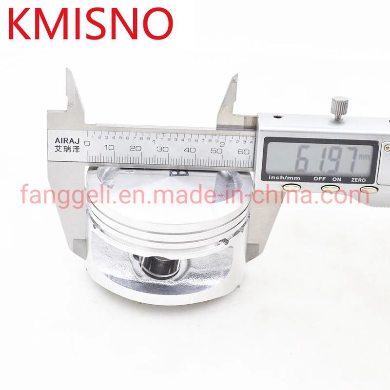 Motorcycle 62mm Piston 15mm Pin Ring 1.0*1.0*2.0mm Set for Zongshen Tsunami Cg200 200 Piaggio Pz150 Pz 150 engine Spare Parts