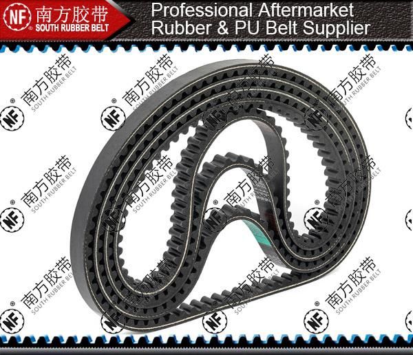 Motorcycle Scooter Rubber Raw Edged Cogged Banded Transmission Synchronous Tooth Drive Ribbed Automotive Parts Tangential Timing Poly Power V Belt