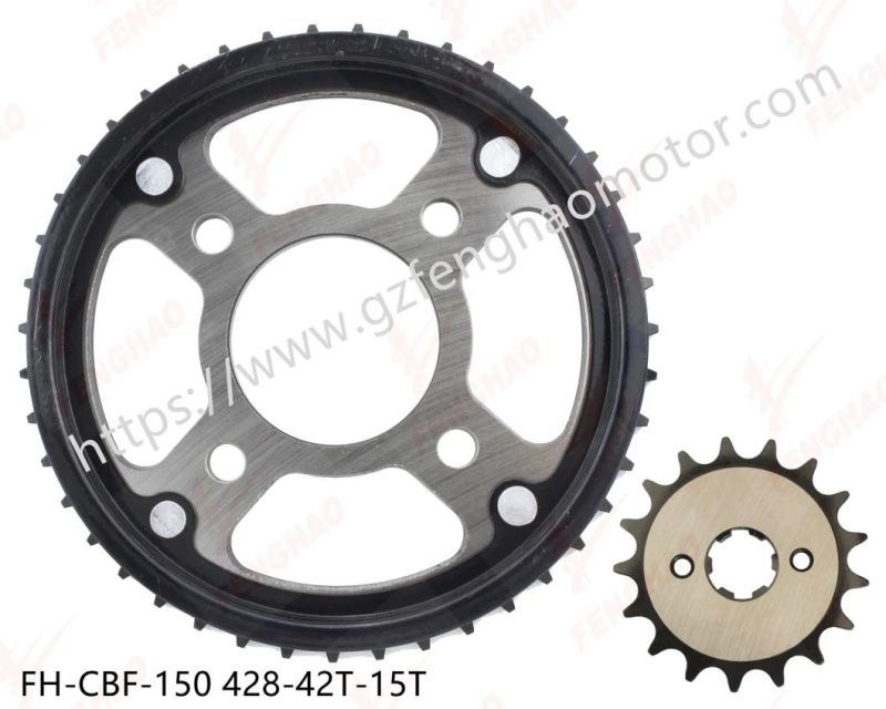 New Desing Motorcycle Parts Sprocket Kit Honda Jh70/Cbf150