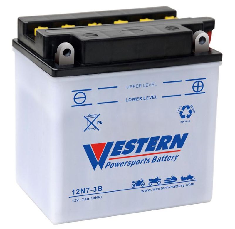 12n7-3b Dry Cell Motor Battery Motorcycle Battery 12V 7ah