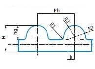 Auto Rubber Conveyor Timing V Belt for Motorcycle