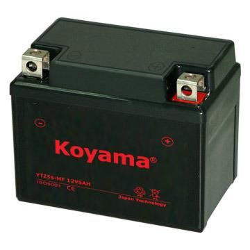 VRLA Maintenance Free Ytz5SMF/Ytx4l-BS AGM Motorcycle Battery