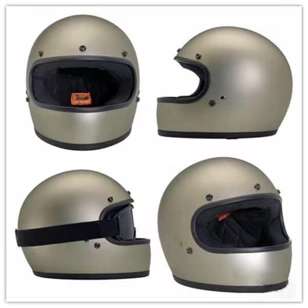 Motorcycle Full Face Helmet in Fiber Glass