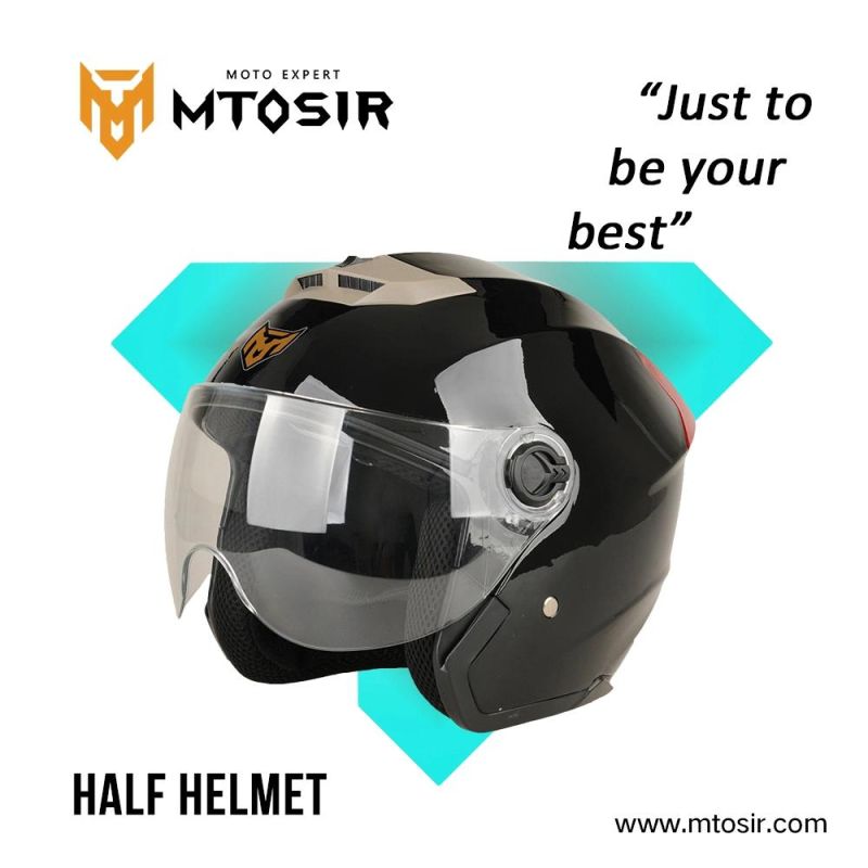 Mtosir High Quality Helmet Motorcycle Scooter Dirt Bike Bicycle Safety Summer Half Face Season Sunshade Helmet with Different Covers