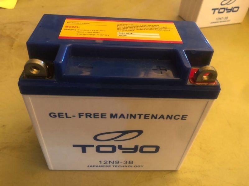 12n9-3b 12V9ah Gel Motorcycle Battery