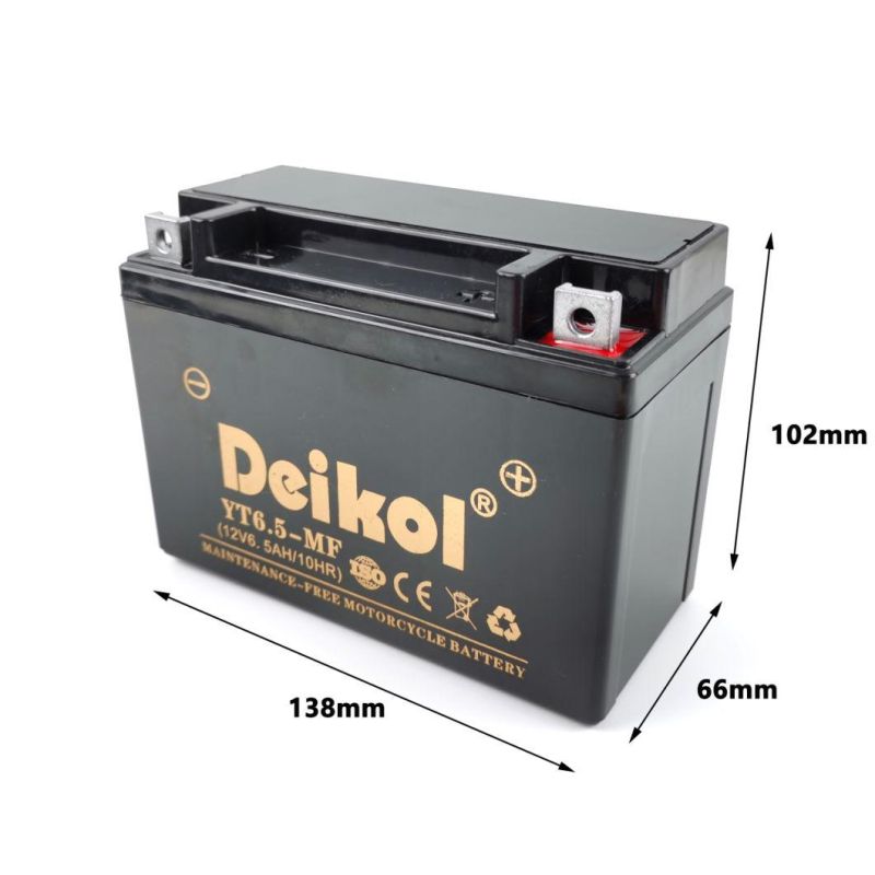 Deikol 12n6.5-BS/Mf Lead-Acid Motorcycle Battery