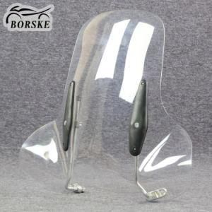 Universal Motorcycle Street Bike Windscreen Sportbike Scooter Windshield