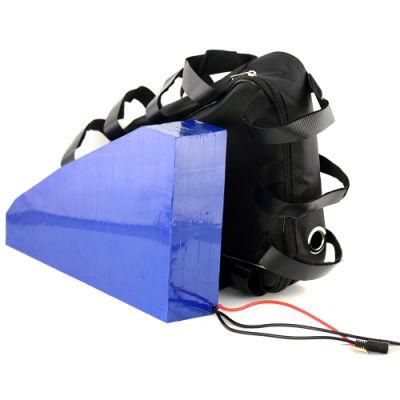 48V 20ah Triangle Bag Battery Pack 48V 1000W Ebike Lithium Battery