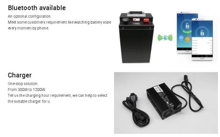 High Power Lithium Ion Battery Packs 70V 40ah Electric Scooter Battery