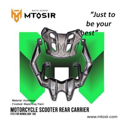 Mtosir Motorcycle Spare Parts Scooter Rear Carrier Adv150 Black/Gray Paint High Quality Professional Rear Carrier for Honda