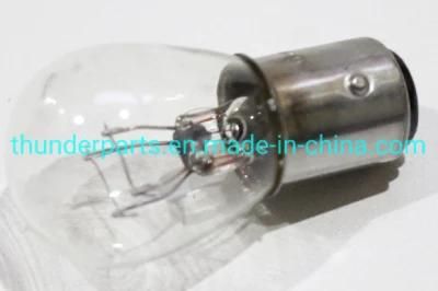 Motorcycle Bulb/Bombilla Lampara Foco Stop Bay15D S25 6V 21, 5W Luna Transparente Luz Amarilla 2p