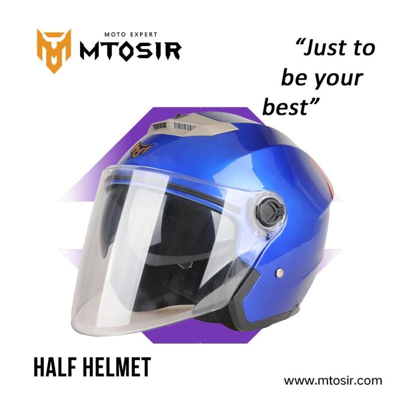 Mtosir High Quality Helmet Motorcycle Scooter Dirt Bike Bicycle Safety Summer Half Face Season Sunshade Helmet with Different Covers