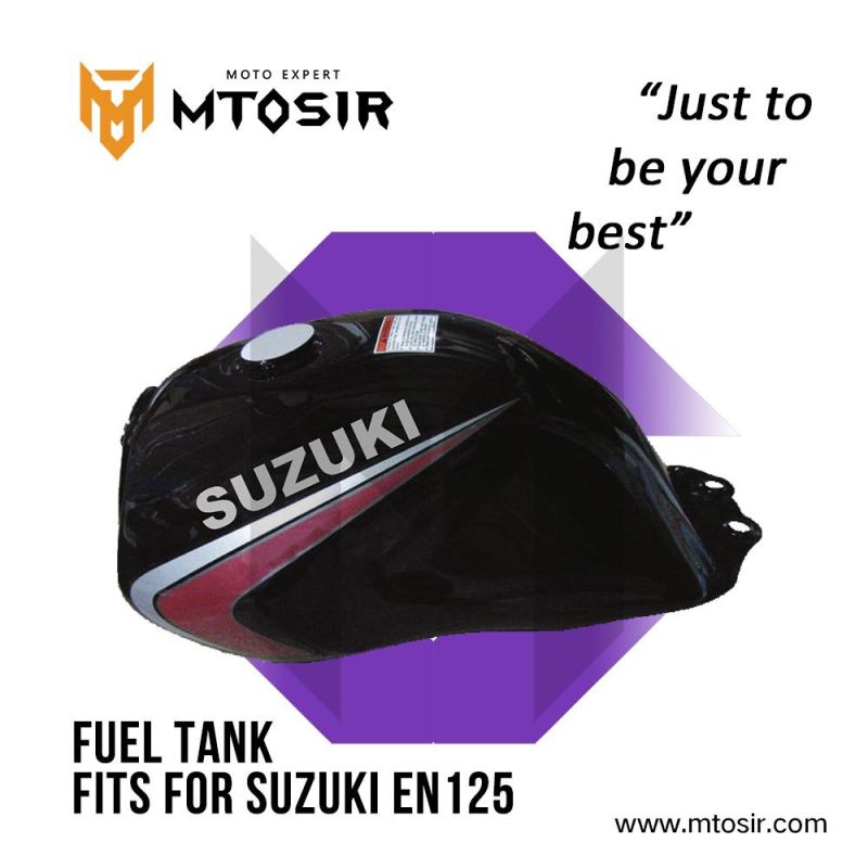 Mtosir Fuel Tank for New Leson Suzuki Gn125 Gn125f High Quality Gas Fuel Tank Oil Tank Container Motorcycle Spare Parts Chassis Frame Parts