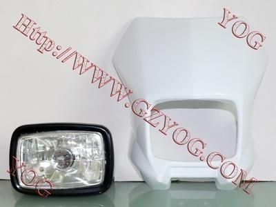 Yog Motorcycle Spare Parts Head Lamp with Fairing Gxt 200