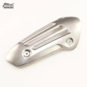 Exhaust Pipe Anti-Scald Plate Middle Pipe Protective Cover Steel Scooter Muffler Heat Shield for Vespa Sprint Primavera