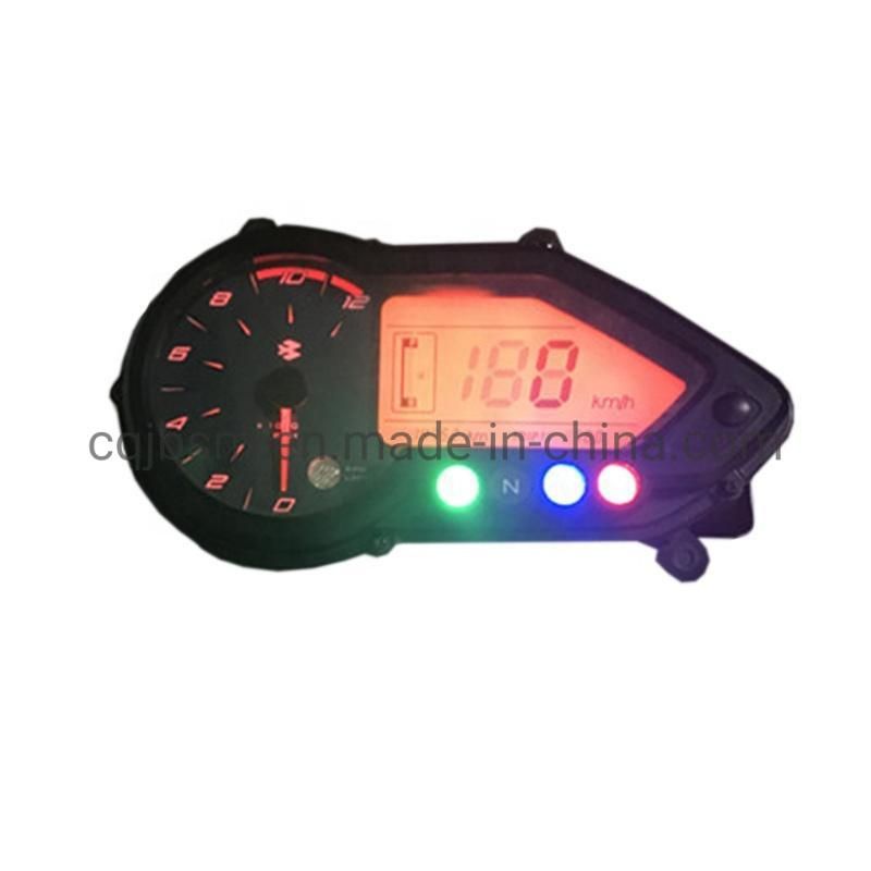 Cqjb Motorcycle Bike Spare Parts Digital Meter Speedometer