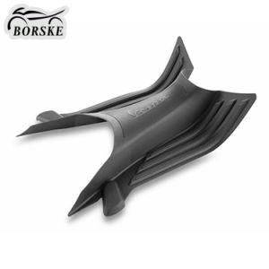 Borske Black Motorcycle Rubber Footmat Floor Mat for Vepsa Parts
