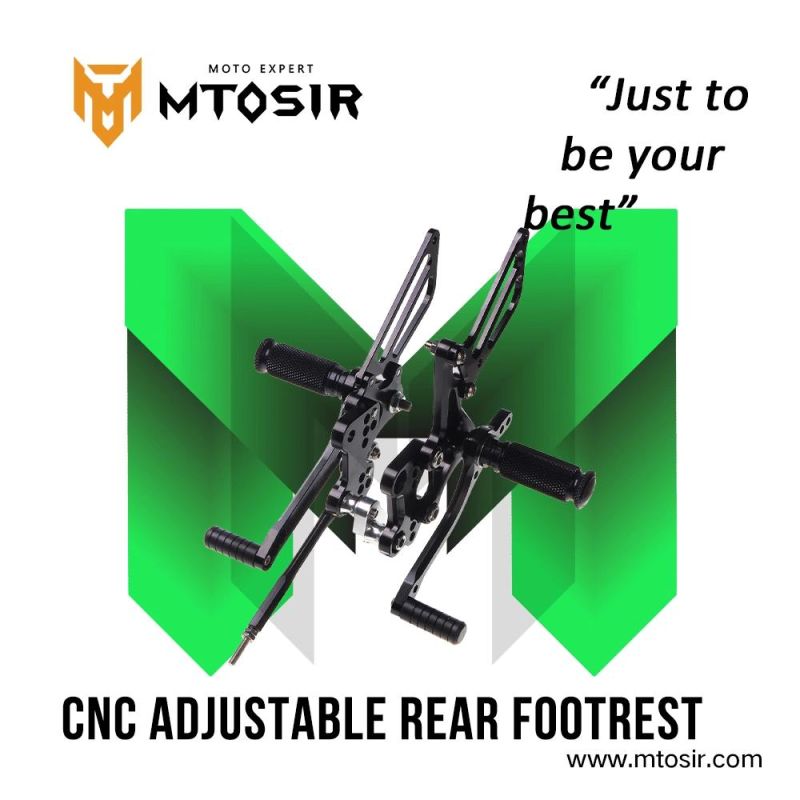 Mtosir High Quality CNC Adjustable Rear Footrest Assy for Honda, YAMAHA, Suzuki Motorcycle Accessories Motorcycle Spare Parts Front Footrest