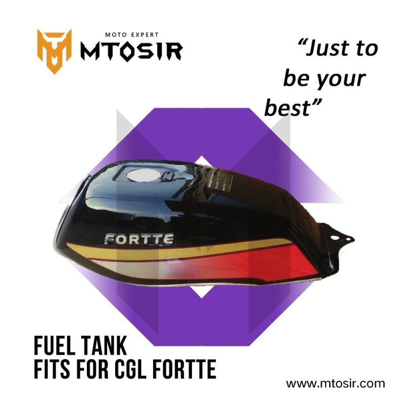 Mtosir Fuel Tank for Honda Cgl Fortte Cg150 Cg125 Cg200 High Quality Gas Fuel Tank Oil Tank Container Motorcycle Spare Parts Chassis Frame Parts